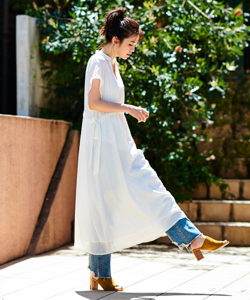 CIAOPANIC（チャオパニック）の「スキッパーワンピース（ワンピース・レディース・ブラック/イエロー/ホワイト・FREE）」の11枚目の写真