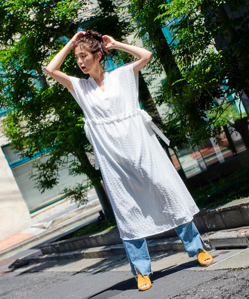 CIAOPANIC（チャオパニック）の「スキッパーワンピース（ワンピース・レディース・ブラック/イエロー/ホワイト・FREE）」の12枚目の写真