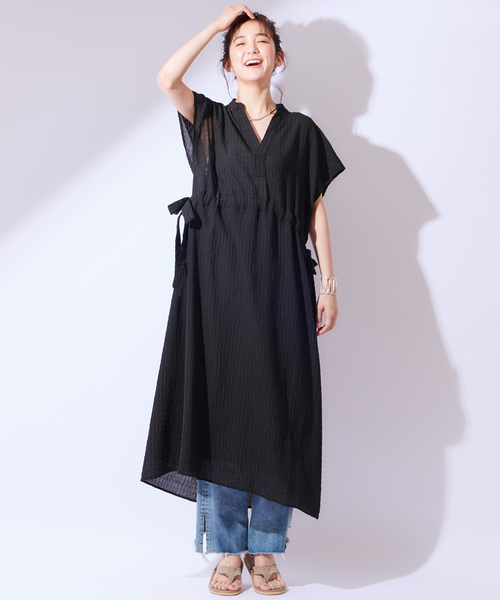 CIAOPANIC（チャオパニック）の「スキッパーワンピース（ワンピース・レディース・ブラック/イエロー/ホワイト・FREE）」の15枚目の写真