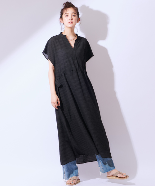 CIAOPANIC（チャオパニック）の「スキッパーワンピース（ワンピース・レディース・ブラック/イエロー/ホワイト・FREE）」の17枚目の写真