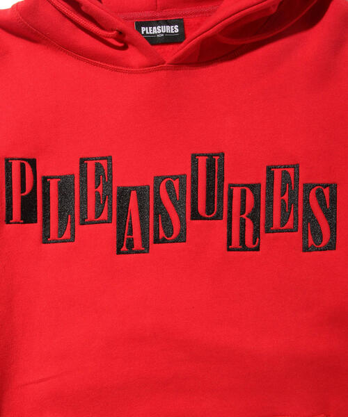 PLEASURES（プレジャー）の「＜PLEASURES＞ BROADWAY HOOD/パーカー ◆（パーカー・メンズ・レッド/ブラック・X-LARGE/MEDIUM/LARGE）」の12枚目の写真