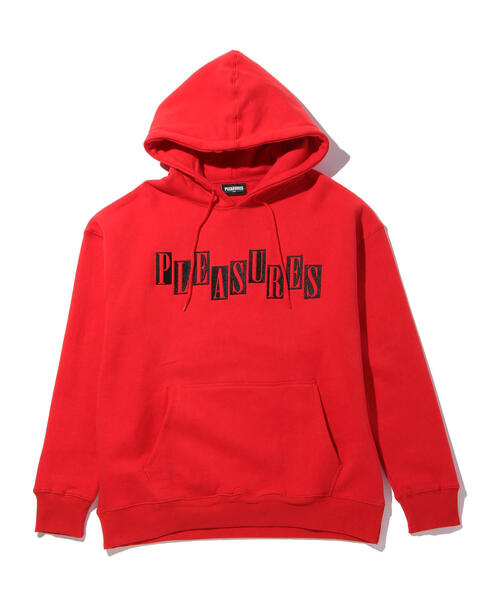 PLEASURES（プレジャー）の「＜PLEASURES＞ BROADWAY HOOD/パーカー ◆（パーカー・メンズ・レッド/ブラック・X-LARGE/MEDIUM/LARGE）」の14枚目の写真