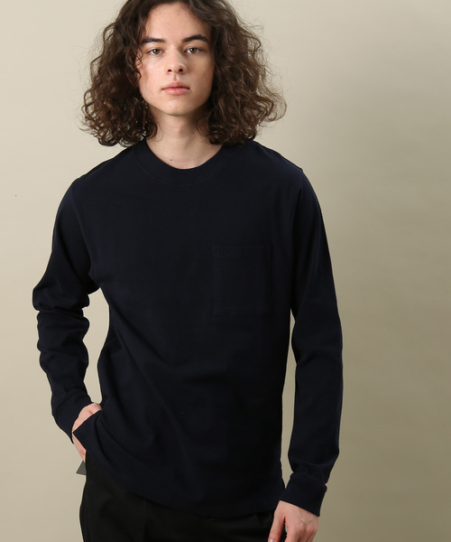 JUNRED（ジュンレッド）の「ＵＳＡコットンクルーロンＴ（Tシャツ/カットソー・メンズ・ホワイト/ブラック/ネイビー/カーキ/ピンク・LL/M/L）」の4枚目の写真