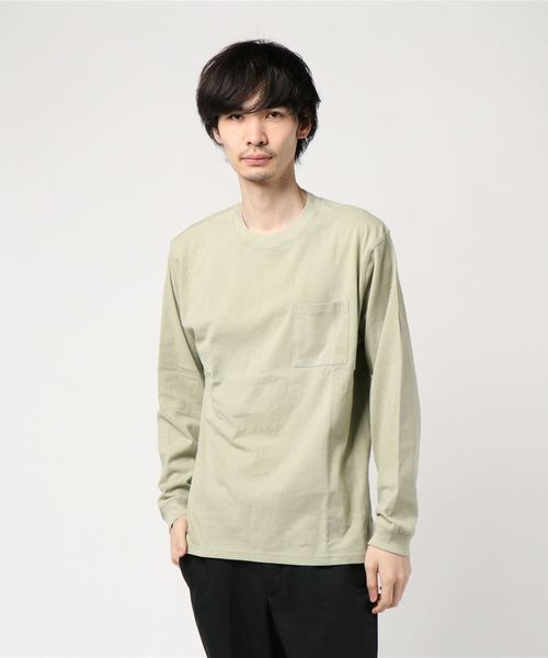 JUNRED（ジュンレッド）の「ＵＳＡコットンクルーロンＴ（Tシャツ/カットソー・メンズ・ホワイト/ブラック/ネイビー/カーキ/ピンク・LL/M/L）」の8枚目の写真