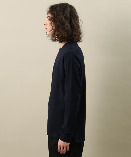 JUNRED（ジュンレッド）の「ＵＳＡコットンクルーロンＴ（Tシャツ/カットソー・メンズ・ホワイト/ブラック/ネイビー/カーキ/ピンク・LL/M/L）」の10枚目の写真