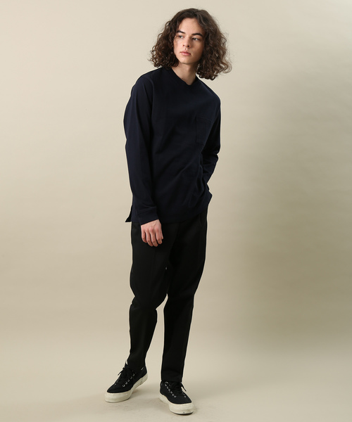 JUNRED（ジュンレッド）の「ＵＳＡコットンクルーロンＴ（Tシャツ/カットソー・メンズ・ホワイト/ブラック/ネイビー/カーキ/ピンク・LL/M/L）」の16枚目の写真