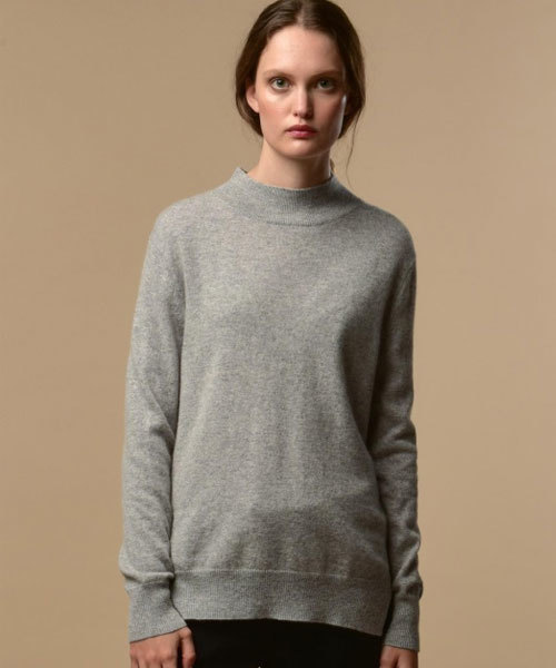 PURE CASHMERE NYC（ピュアカシミヤニューヨーク）の「PURE CASHMERE NYC モックネックニットセーター（ニット