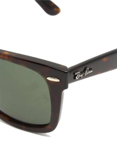 AMERICAN RAG CIE(アメリカンラグシー)の「Ray-Ban Wayfarer フルフィットシリーズ 104-RYB-RB2140F-52(サングラス・メンズ・ブラック/ブラウン・FREE)」の6枚目の写真