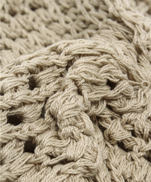 Ray BEAMS（レイビームス）の「Ray BEAMS / 14ssザックリアミベレ－（ハンチング/ベレー帽・レディース・グレー/ベージュ/その他1・ONE SIZE）」の5枚目の写真