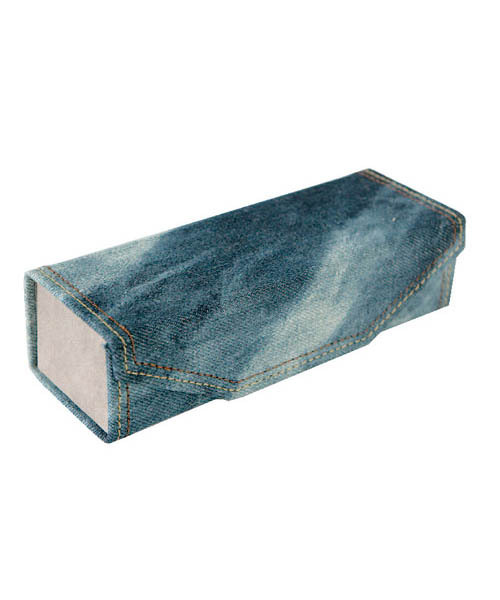 DULTON（ダルトン）の「DENIM GLASSES CASE /デニムグラスケース（メガネ・メンズ・ライトブルー/ダークブルー・FREE）」の4枚目の写真