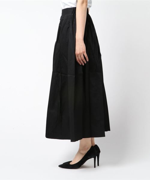 B.I.D.(ビーアイディー)の「BID / Box Cotton Long Skirt(スカート・レディース・ブラック/ベージュ/イエロー/ブラック系その他・FREE)」の5枚目の写真