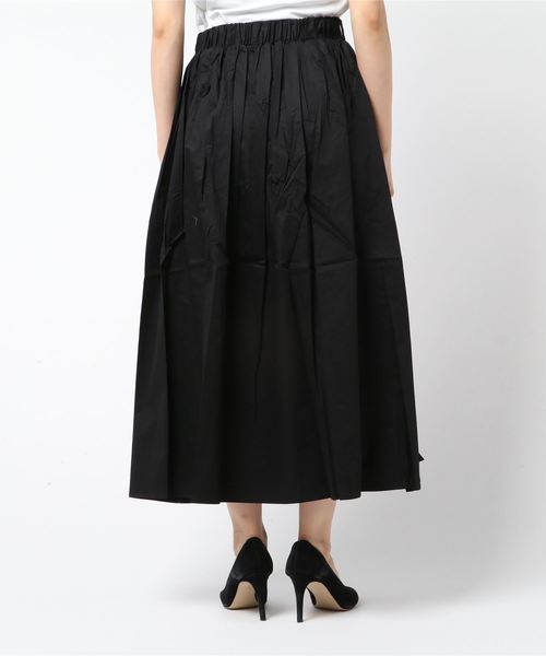 B.I.D.(ビーアイディー)の「BID / Box Cotton Long Skirt(スカート・レディース・ブラック/ベージュ/イエロー/ブラック系その他・FREE)」の6枚目の写真