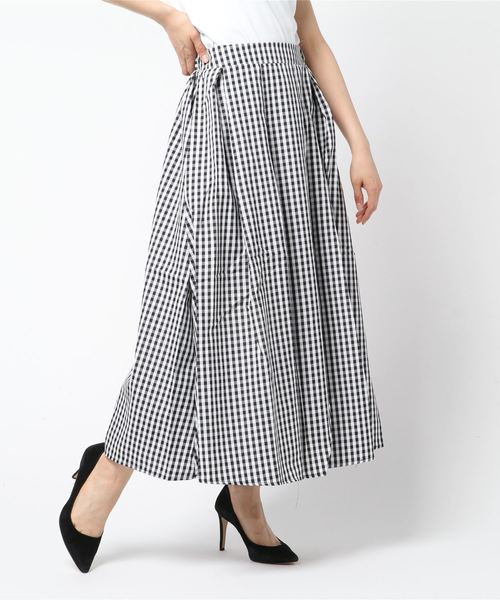 B.I.D.(ビーアイディー)の「BID / Box Cotton Long Skirt(スカート・レディース・ブラック/ベージュ/イエロー/ブラック系その他・FREE)」の14枚目の写真