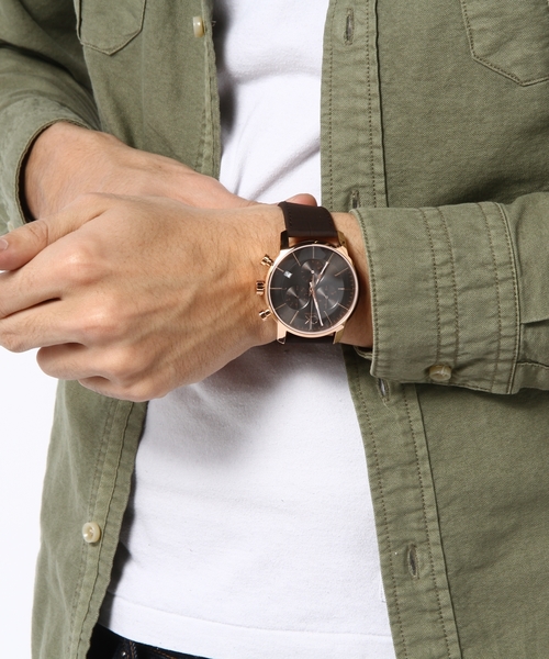Calvin Klein（カルバン・クライン）の「Calvin Klein Watch＜city＞（アナログ腕時計・メンズ・ダークブラウン系・F）」の3枚目の写真