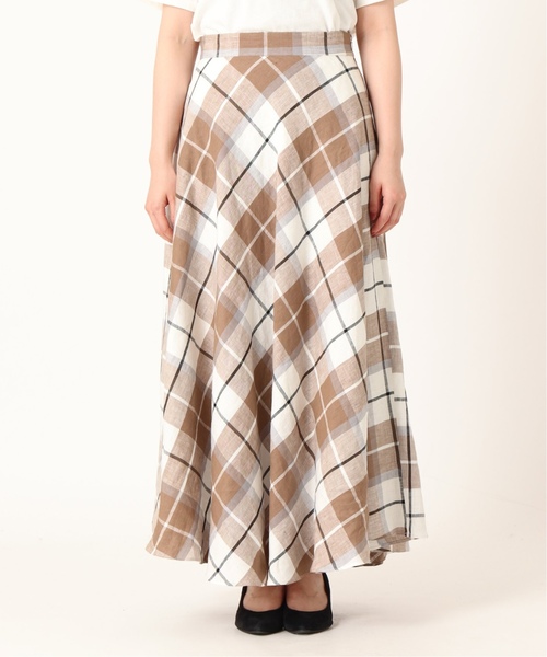 JOURNAL STANDARD（ジャーナルスタンダード）の「テレデラン40リネンスカート◆（スカート・レディース・ブラック/ライトグリーン/ベージュ系その他/ダークブルー・38/36）」の21枚目の写真