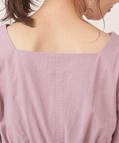 natural couture(ナチュラルクチュール)の「スカーフ&共ベルト付き前後2WAYワンピ(ワンピース・レディース・ブラック/ブラウン/イエロー/ピンク/チェック・FREE)」の19枚目の写真