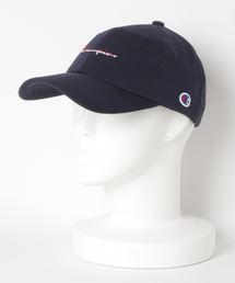 Champion（チャンピオン）の「Champion/チャンピオン ツートーン スクリプトロゴ ワンポイント刺繍 ローキャップ（キャップ・メンズ）」