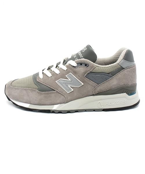 NEW BALANCE(ニューバランス)の「USA 米国製 ニューバランス new balance M998(スニーカー・メンズ・グレー・26cm/26.5cm/27cm/27.5cm/28cm)」の2枚目の写真