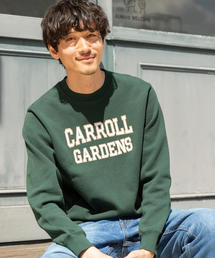 coen | USAコットンミックスカレッジプリントスウェットクルーネック（トレーナー）(スウェット)