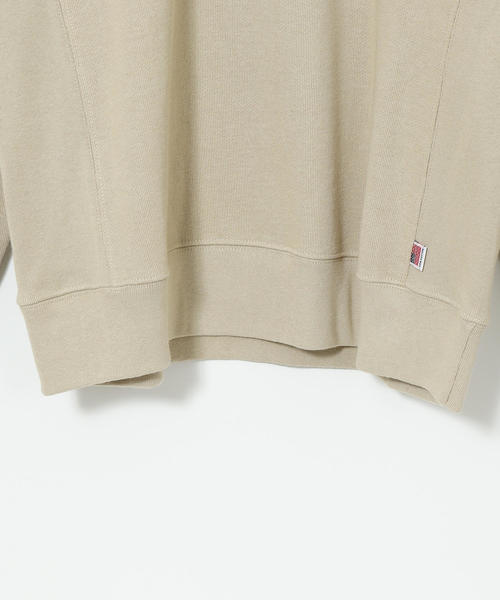 coen（コーエン）の「USAコットンミックスカレッジプリントスウェットクルーネック（トレーナー）（スウェット・メンズ・ブラウン/ダークグリーン/ベージュ・SMALL/X-LARGE/MEDIUM/LARGE）」の6枚目の写真