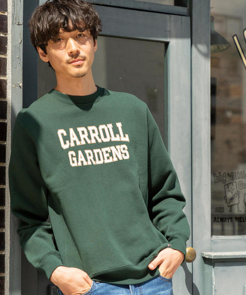 coen（コーエン）の「USAコットンミックスカレッジプリントスウェットクルーネック（トレーナー）（スウェット・メンズ・ブラウン/ダークグリーン/ベージュ・SMALL/X-LARGE/MEDIUM/LARGE）」の22枚目の写真