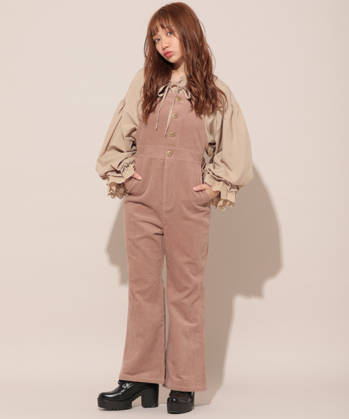 apres jour（アプレジュール）の「コーデュロイロングサロぺ【ZOZOTOWN限定アイテム】（サロペット/オーバーオール・レディース・ライトブラウン/モカ・フリー）」の2枚目の写真