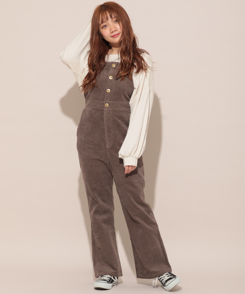 apres jour（アプレジュール）の「コーデュロイロングサロぺ【ZOZOTOWN限定アイテム】（サロペット/オーバーオール・レディース・ライトブラウン/モカ・フリー）」の10枚目の写真