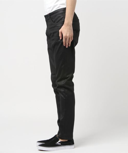 London Denim(ロンドンデニム)の「Brent Skinny VINCE ブラックコーティング ストレッチ スキニーデニム(デニムパンツ・メンズ・ブラック・46/48/50/52)」の17枚目の写真