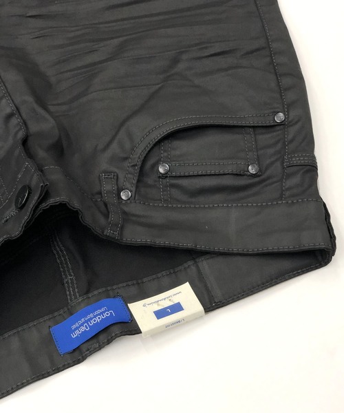London Denim(ロンドンデニム)の「Brent Skinny VINCE ブラックコーティング ストレッチ スキニーデニム(デニムパンツ・メンズ・ブラック・46/48/50/52)」の9枚目の写真