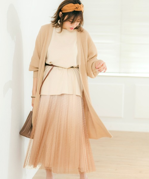 FEERICHELU（フェリーシェル）の「グラデーション ドット チュール