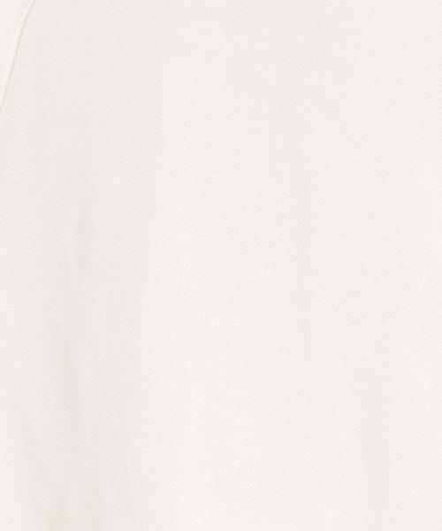 coen(コーエン)の「リネンレーヨンロングスリーブワンピース(ロングワンピース)(ワンピース・レディース・ブラック/オフホワイト・FREE)」の12枚目の写真