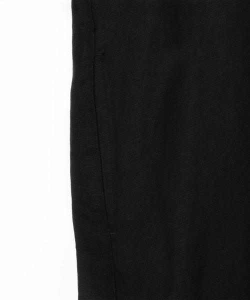 coen(コーエン)の「リネンレーヨンロングスリーブワンピース(ロングワンピース)(ワンピース・レディース・ブラック/オフホワイト・FREE)」の17枚目の写真