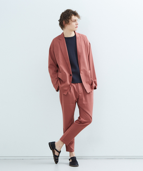 MYSELF ABAHOUSE（マイセルフアバハウス）の「【MYSELF ABAHOUSE】TR平織り　ベグトップ　パンツ（その他パンツ・メンズ・ブラック/ベージュ/カーキ/ピンクベージュ・46/48）」の14枚目の写真