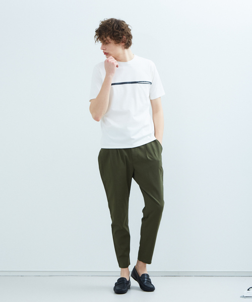 MYSELF ABAHOUSE（マイセルフアバハウス）の「【MYSELF ABAHOUSE】TR平織り　ベグトップ　パンツ（その他パンツ・メンズ・ブラック/ベージュ/カーキ/ピンクベージュ・46/48）」の12枚目の写真