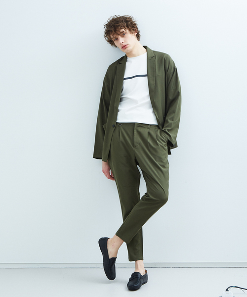 MYSELF ABAHOUSE（マイセルフアバハウス）の「【MYSELF ABAHOUSE】TR平織り　ベグトップ　パンツ（その他パンツ・メンズ・ブラック/ベージュ/カーキ/ピンクベージュ・46/48）」の11枚目の写真