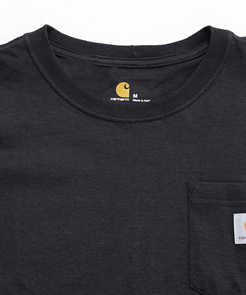 Carhartt(カーハート)の「『Carhartt/カーハート』ワンポイントポケット付きクルーネック長袖Tシャツ(Tシャツ/カットソー・メンズ・ブラック/ダークブラウン/ネイビー/ヘザーグレー/ブラウン系その他/グリーン系その他/バーガンディー/グリーン・M/L/XL/S)」の15枚目の写真