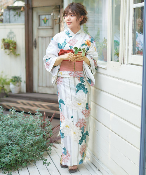 セール】1人で着られる浴衣5点セット 和歌山染工日本染め