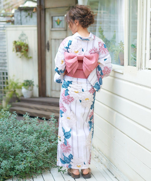 セール】1人で着られる浴衣5点セット 和歌山染工日本染め（ゆかた