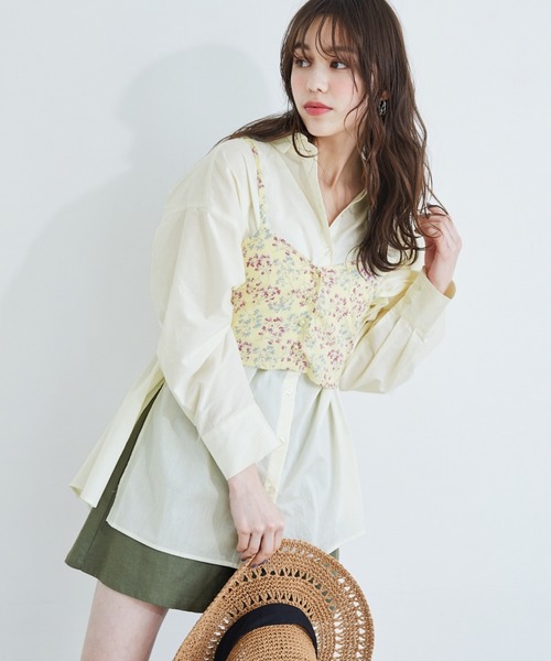 Heather（ヘザー）の「フラワーバックリボンビスチェ　881993（シャツ/ブラウス・レディース・ベージュ系その他/ブルー系その他/イエロー系その他・FREE）」の16枚目の写真