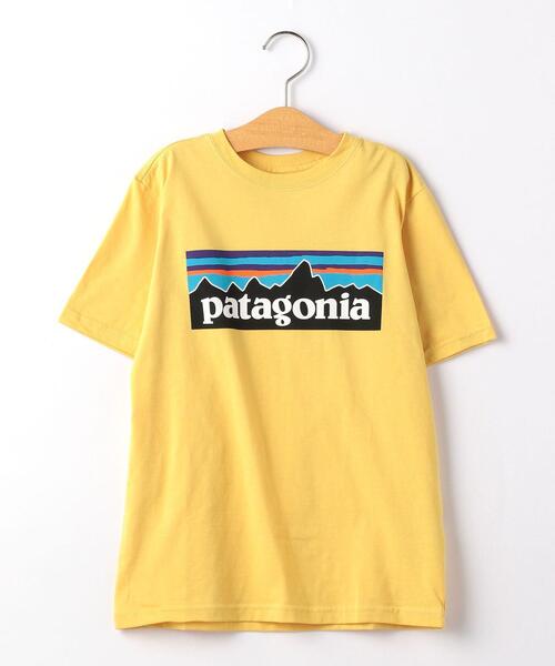 patagonia（パタゴニア）の「【patagonia(パタゴニア)】67/Logo T（Tシャツ/カットソー・キッズ・ブラック/イエロー/オレンジ/グレー・SMALL/MEDIUM/X-SMALL）」の3枚目の写真