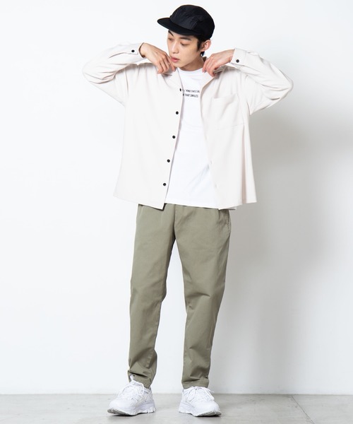 WEGO（ウィゴー）の「WEGO/オープンカラーシャツ（シャツ/ブラウス・メンズ・ブラック/ベージュ/ホワイト/ライトピンク・MEDIUM/LARGE）」の17枚目の写真