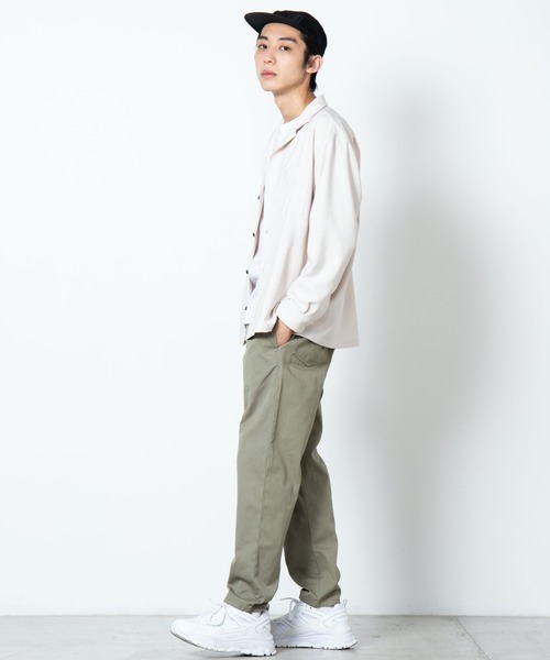 WEGO（ウィゴー）の「WEGO/オープンカラーシャツ（シャツ/ブラウス・メンズ・ブラック/ベージュ/ホワイト/ライトピンク・MEDIUM/LARGE）」の18枚目の写真