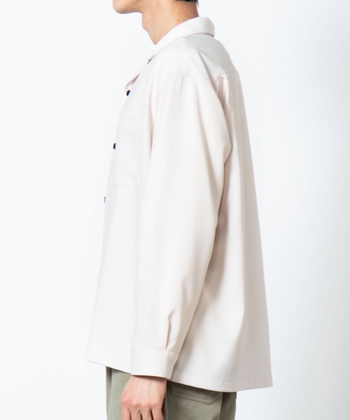 WEGO（ウィゴー）の「WEGO/オープンカラーシャツ（シャツ/ブラウス・メンズ・ブラック/ベージュ/ホワイト/ライトピンク・MEDIUM/LARGE）」の21枚目の写真