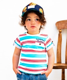 Daddy Oh Daddy | 日本製  逆スラブボーダーＴシャツ(Tシャツ/カットソー)