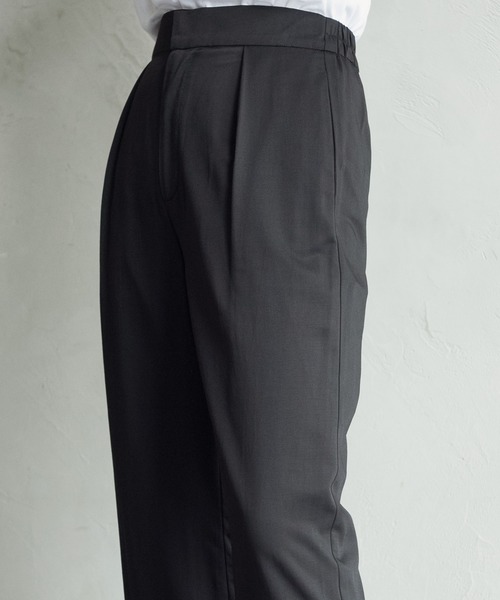 Aunt Marie's（アントマリーズ）の「AUNT MARIE’S　ステッチバックスリットワイドパンツ（その他パンツ・レディース・ブラック/イエロー・FREE）」の7枚目の写真