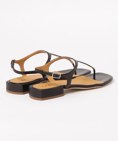 FABIO RUSCONI(ファビオルスコーニ)の「【FABIO RUSCONI/ファビオルスコーニ】 ストラップトングサンダル(サンダル・レディース・ホワイト/ブラック・38/37)」の4枚目の写真