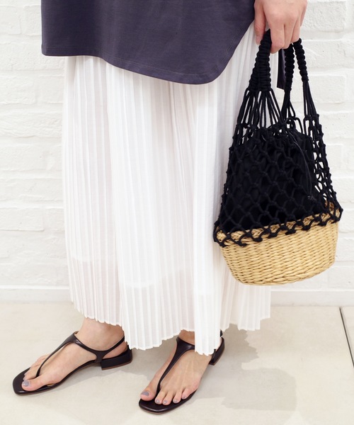 FABIO RUSCONI(ファビオルスコーニ)の「【FABIO RUSCONI/ファビオルスコーニ】 ストラップトングサンダル(サンダル・レディース・ホワイト/ブラック・38/37)」の6枚目の写真