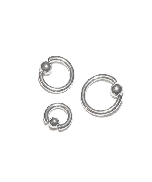 MORPH（モルフ）の「MORPH モルフ CBR ボディーピアス 10ゲージ 8mm~14mm（ピアス（片耳用）・メンズ・シルバー・8/10/12/14）」の3枚目の写真