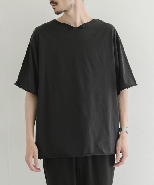 MY THINKS(マイシンクス)の「『別注』MYTHINKS×URBAN RESEARCH CUT OFF T-SHIRTS(Tシャツ/カットソー・メンズ・ホワイト/ブラック/ブラウン・MEDIUM/LARGE)」の7枚目の写真