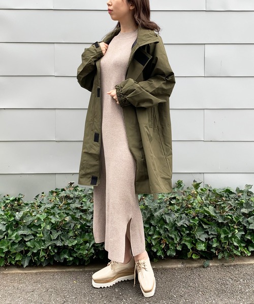 STYLEBLOCK（スタイルブロック）の「防風裏タフタモンスターパーカーミリタリーコート（モッズコート・メンズ・カーキ/ブラック/ベージュ・M/L）」の8枚目の写真